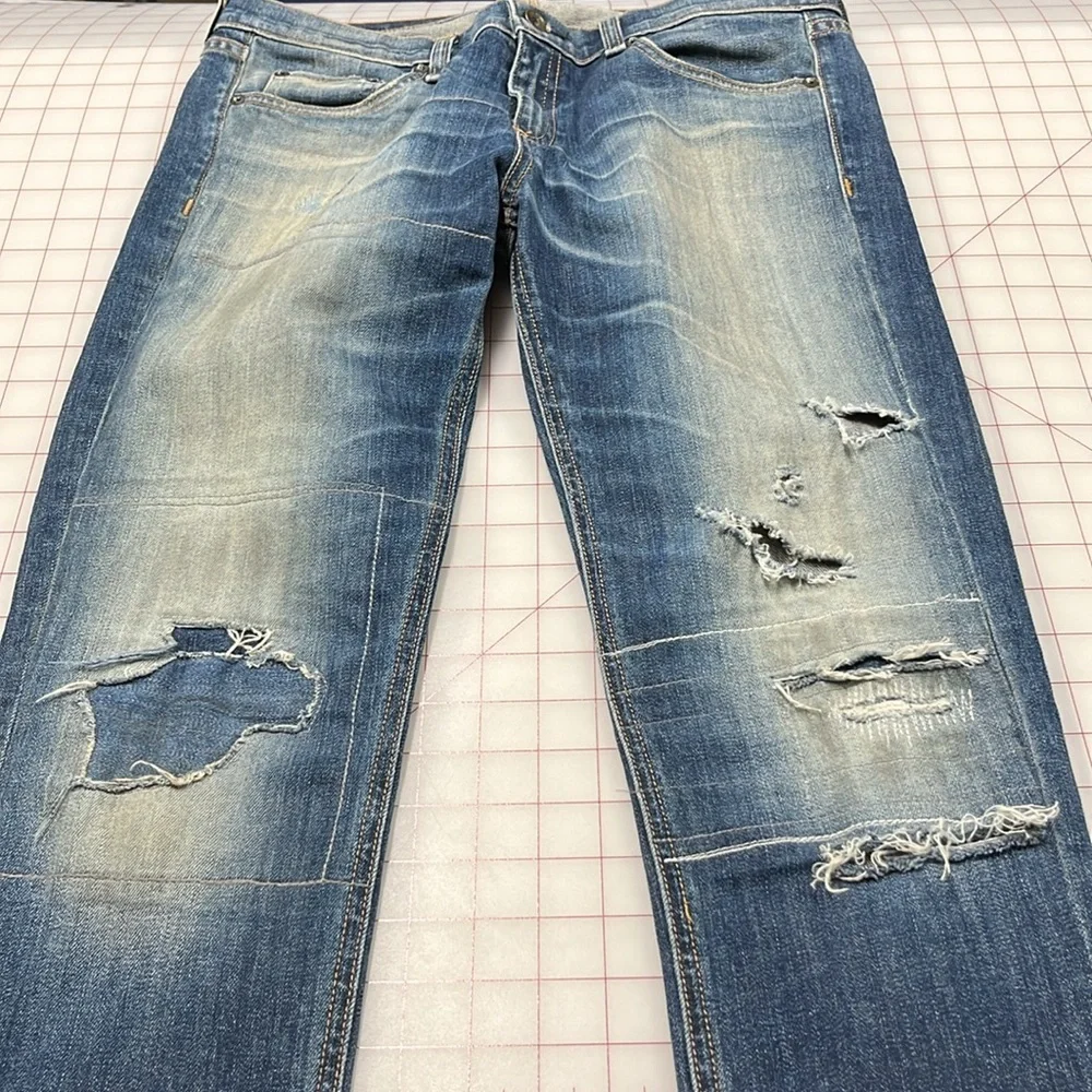 RAG & BONE "The Dre" Distressed Cotton Surfer Rep Wash Boyfriend Jean SZ 29 - Picture 3 of 16